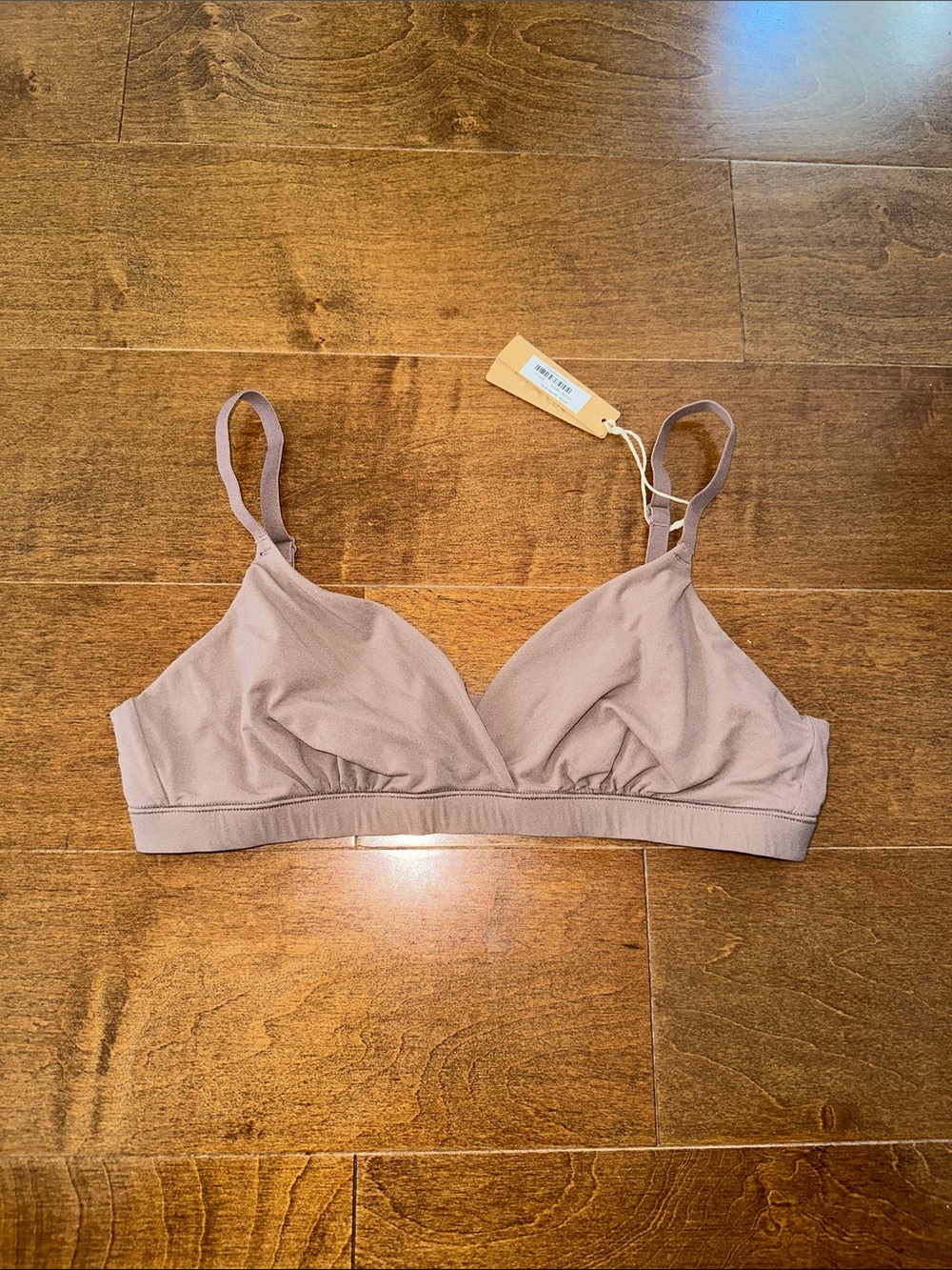 SKIMS FITS EVERYBODY Crossover Bralette Limited Edition Umber S